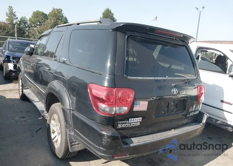 2005 Toyota Sequoia Limited V8 из США, поврежденный, VIN 5TDBT48A35S239406